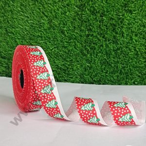 CAKE DECOR™ 1 Roll Christmas Theme Ribbons | Gift Wrapping | Hamper Decoration ( SBR-CH-P11 )