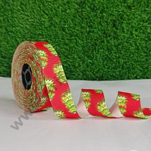 CAKE DECOR™ 1 Roll Christmas Theme Ribbons | Gift Wrapping | Hamper Decoration ( SBR-CH-P13 )