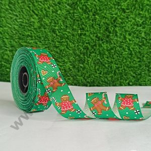 CAKE DECOR™ 1 Roll Christmas Theme Ribbons | Gift Wrapping | Hamper Decoration ( SBR-CH-P17 )