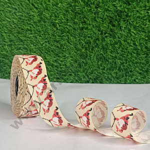 CAKE DECOR™ 1 Roll Christmas Theme Ribbons | Gift Wrapping | Hamper Decoration (SBR-CH-P4)