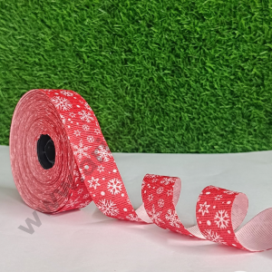 CAKE DECOR™ 1 Roll Christmas Theme Ribbons | Gift Wrapping | Hamper Decoration (SBR-CH-P6)