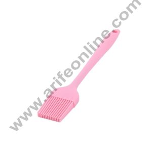 CAKE DECORβ’ 1pc Pink Silicone Brush | Heat-Resistant, Non-Stick & Flexible with Silicone Handle