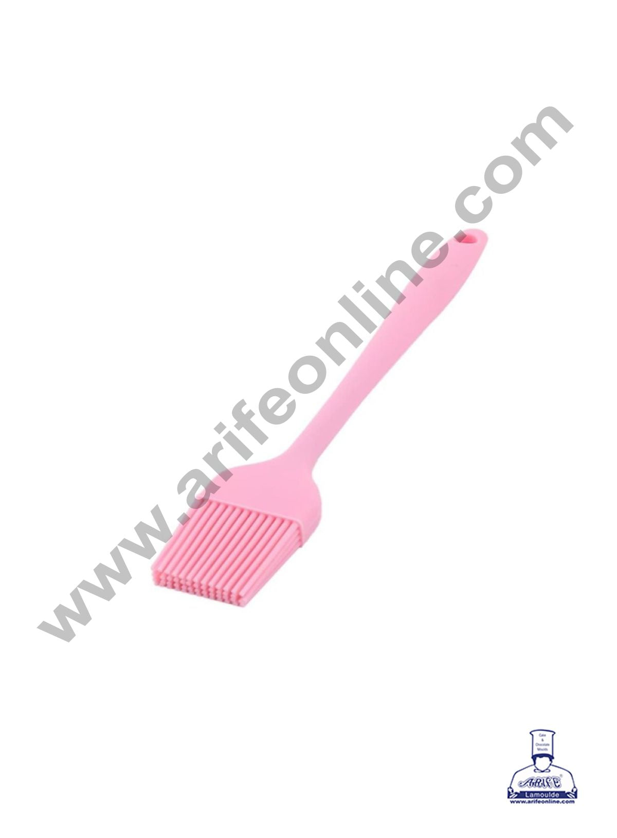 CAKE DECORβ’ 1pc Pink Silicone Brush | Heat-Resistant, Non-Stick & Flexible with Silicone Handle