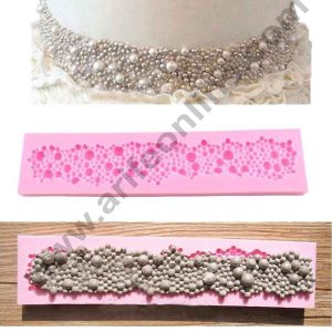 Cake Decor Silicon 1 Cavity Pearls Beads Shape Silicone Fondant Mould Marzipan Mould