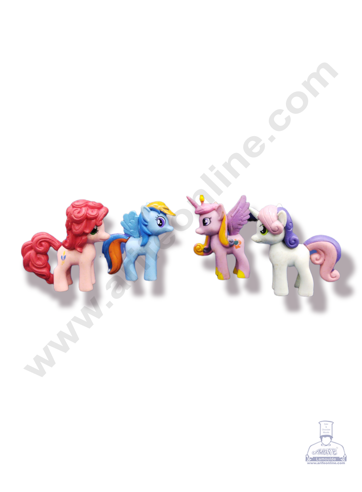 Cake Decor 4 Pieces Little Pony Horse Toys