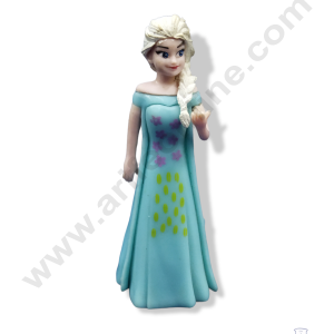 Cake Decor 1 Piece Frozen Anna Blue Color Toy Cake Topper