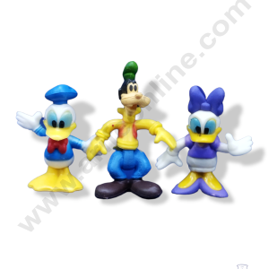 Cake Decor 3 Pieces Donald Duck Daisy Duck And Goofy Toy Cake Topper