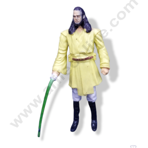 Cake Decor 1 Piece Qui Gon Jinn Character Star War Toy Cake Topper