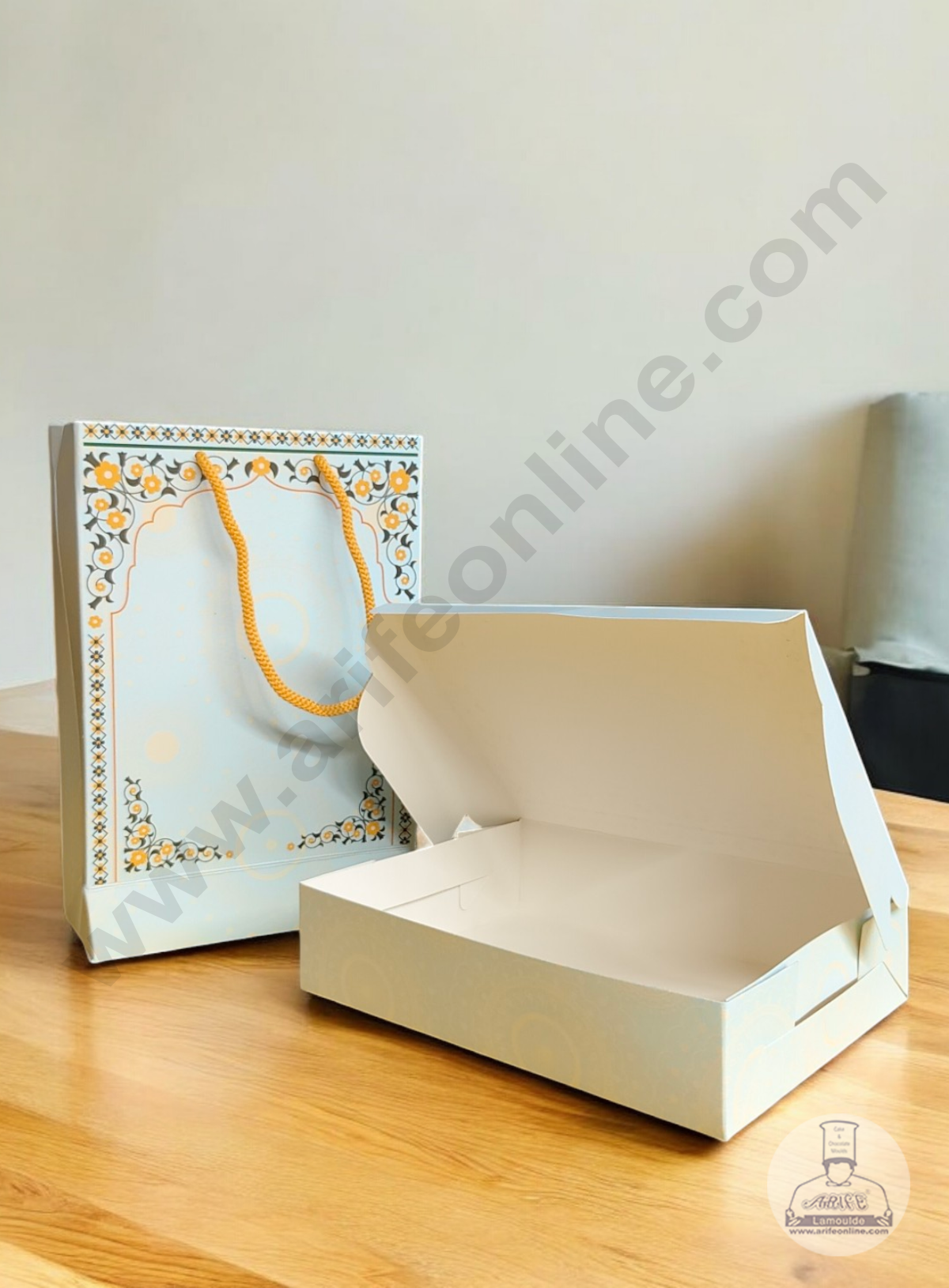 CAKE DECOR™ 2 Pieces Blue Hamper Box Set | Gift Bag | Chocolate Box | Birthday | for all occasions like Rakhi Ganesh chaturthi and diwali