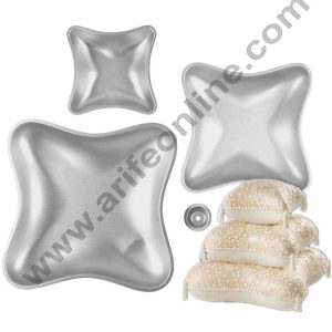 Cake Decor Aluminum 3Pcs Pillow  Cake Mould