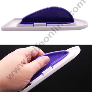 Cake Decor Easy Glide Plastic Cake Smoother Polisher Dual-Use Polisher Tool Surface Polishing Spatula Cake Tools Fondant Decor Baking Icing Pastry Mold