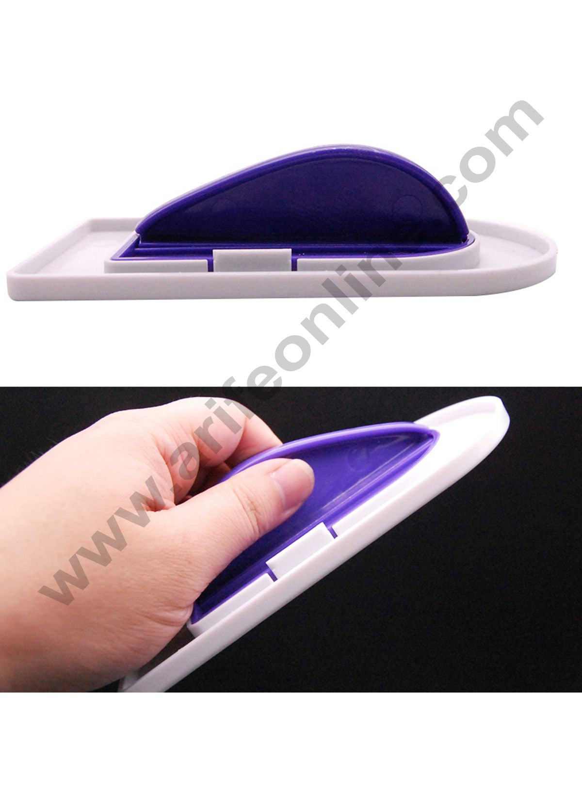 Cake Decor Easy Glide Plastic Cake Smoother Polisher Dual-Use Polisher Tool Surface Polishing Spatula Cake Tools Fondant Decor Baking Icing Pastry Mold