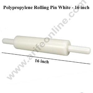 Cake Decor Polypropylene Rolling Pin White - 16 inch