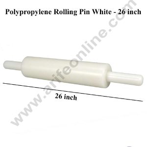 Cake Decor Polypropylene Rolling Pin White - 26 inch