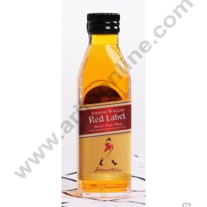 Cake Decor Miniature Bottles for Cake Decoration - Red Label