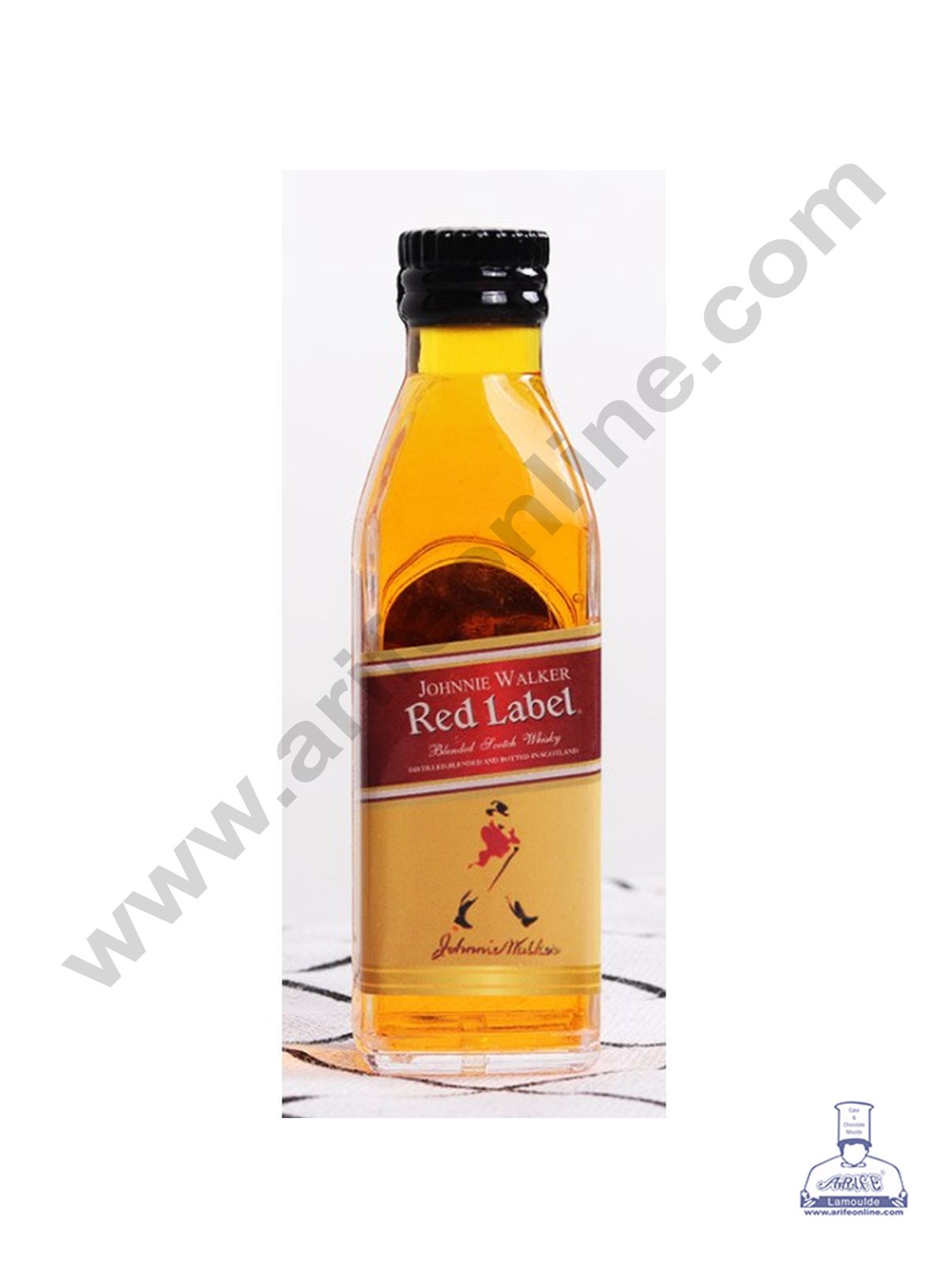 Cake Decor Miniature Bottles for Cake Decoration - Red Label