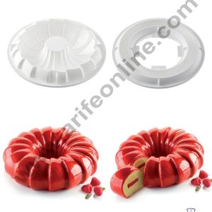 Cake Decor 3D Round Geometric Redtail Shape Cake Molds Entremet Cake Mould Mousse Mold