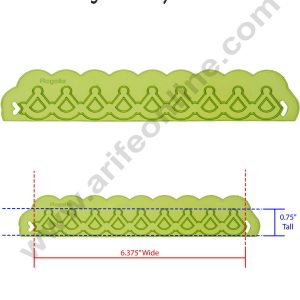 Cake Decor Silicone Regalia Pattern Impression Onlays Fondant Clay Marzipan Cake Decoration Mould