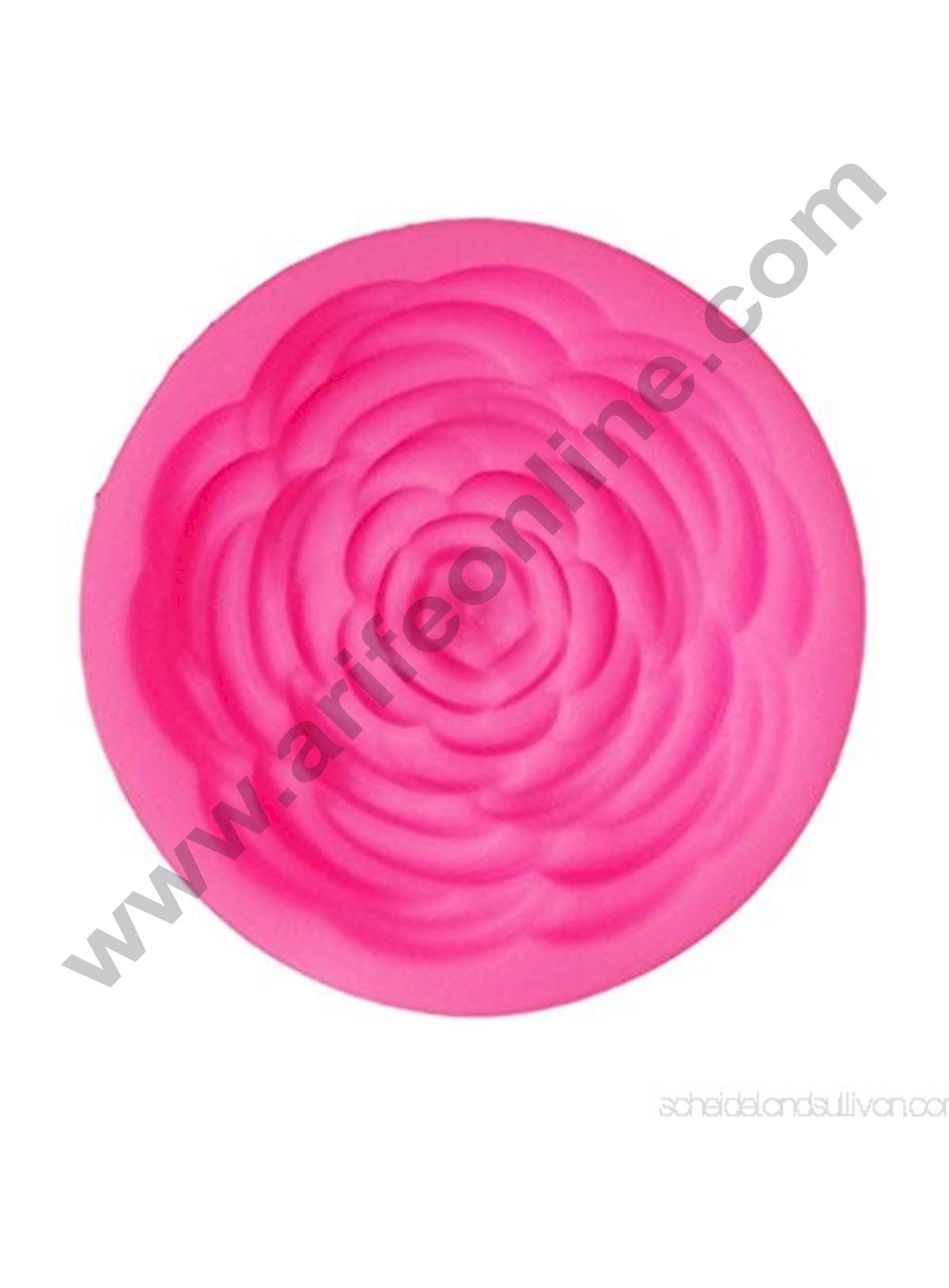 Cake Decor Silicon 1Pc Rose Fondant Clay Marzipan Cake Decoration Mould
