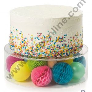 Cake Decor FILL-A-TIER 12" X 4" Clear Cake Display - ROUND