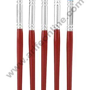 Cake Decor 5Pcs Rubber Tip Paints Silicon Brushes Sculpture Pottery Clay Shaping Carving Tool