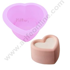 1 Cavity Silicone Heart Bento Cake Pan Mould (Pack of 1) - CAKE DECOR™