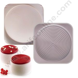 1 Cavity Spiral Garnishing Cake Molds Entremet Cake Mould Mousse Mold - CAKE DECOR™