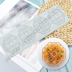 4 Cavity Silicon Multi Leaves Flower Shape Chocolate Garnishing Mould | Cake Insert Decoration Mould - CAKE DECOR™