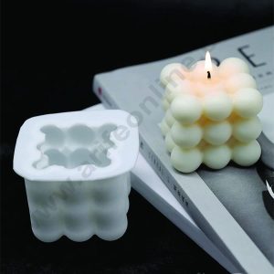 1 Cavity Silicone Big Bubble Bubble Candle Mould (Pack of 1) - CAKE DECOR™