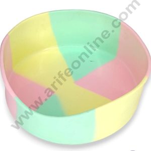 CAKE DECORβ’ Small Round Rainbow Silicone Mould Silicon Muffin Mold SB-ZU186
