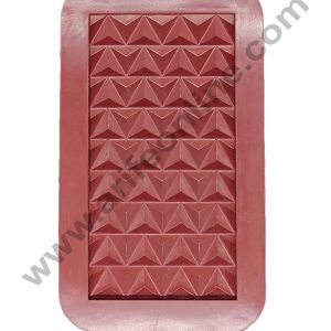 Cake Decor Silicon Triangle Bar Shape Design Brown Chocolate Mould, Ice Mould