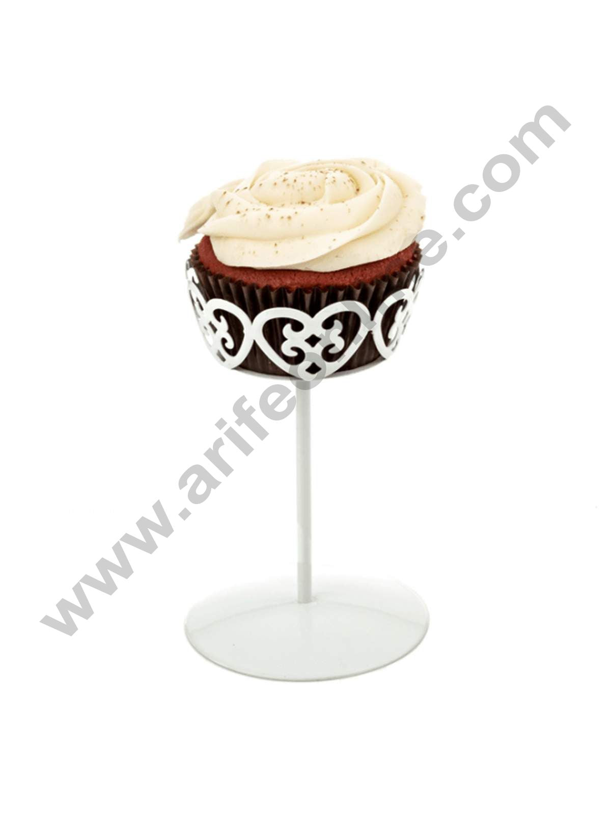 Cake Decor 1PCS Metal Single Count Cupcake Stand Holder Display