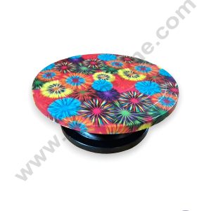 CAKE DECOR™ Printed 360 Degree Rotating Cake Stand Cake Decorating Turntable - Diwali Pataka Print (SBCS-PTT-01)