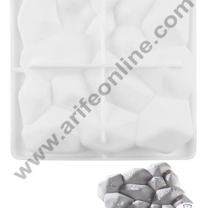 Cake Decor 3D Square Big Stone Shape Cake Molds Entremet Cake Mould Mousse Mold