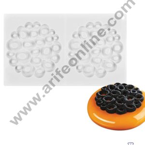 Cake Decor 3D Round 2 Cavity Garnishing Shape Cake Molds Entremet Cake Mould Mousse Mold