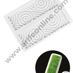 Cake Decor 3D 2 Cavity Spiral Geometric Garnishing Cake Molds Entremet Cake Mould Mousse Mold