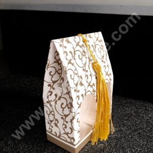 CAKE DECOR™ Goodie Bag For Hampers | Chocolate Box Hamper Box 10 Pcs Pack - Gold SBGB-40-G