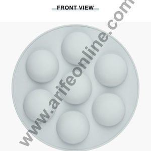 Cake Decor 7 Cavity Chocolate Mould Silicone Basket Ball and Foot Ball Silicon Jelly Candy Mould