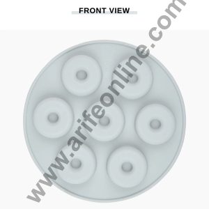 Cake Decor 7 Cavity Chocolate Mould Silicone Mini Donut Polo Silicon Jelly Candy Mould