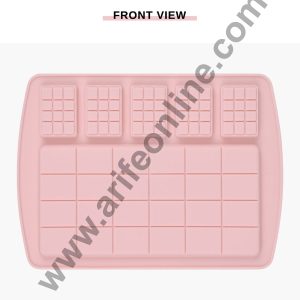 Cake Decor 6 Cavity Silicone Chocolate Mould Bar Shape and Mini Chocolate Bar Shape Silicon Jelly Candy Mould