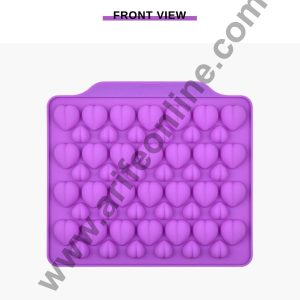 Cake Decor 52 Cavity Silicone Chocolate Mould 3D Cute Mini Valentine Heart Shape Silicon Jelly Candy Mould