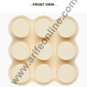 Cake Decor 9 Cavity Silicone Chocolate Mould Round Shape Silicon Jelly Candy Mould