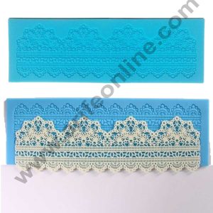 Cake Decor Silicone Cake Border Lace Mould Fondant Moulds Cake Decorative Silicone  Lace Mat Cake Decorating Tools Baking Mat