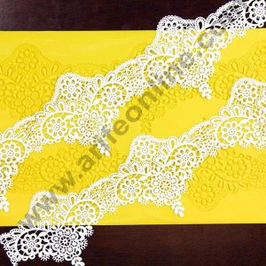 Cake Decor Silicone Cake Border Lace Mould Fondant Cake Decorative Silicone Lace Mat Cake Decorating Tools Baking Mat SBLM-3007