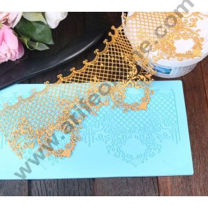 Cake Decor Silicone Cake Border Lace Mould Fondant Cake Decorative Silicone Lace Mat Cake Decorating Tools Baking Mat SBLM-3009