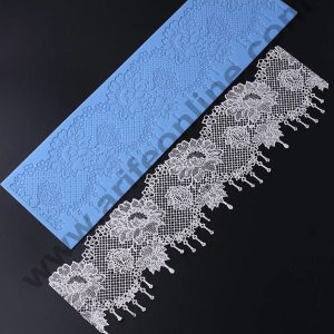 Cake Decor Silicone Cake Border Lace Mould Fondant Cake Decorative Silicone Lace Mat Cake Decorating Tools Baking Mat SBLM-3011