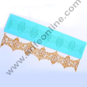 Cake Decor Silicone Cake Border Lace Mould Fondant Cake Decorative Silicone Lace Mat Cake Decorating Tools Baking Mat SBLM-3015