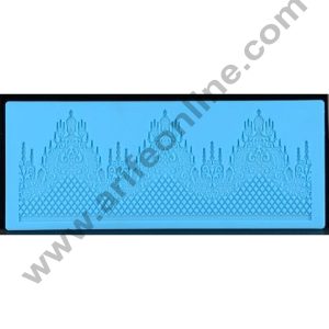 Cake Decor Silicone Cake Border Lace Mould Fondant Cake Decorative Silicone Lace Mat Cake Decorating Tools Baking Mat SBLM-3019