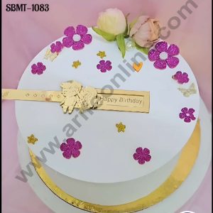 CAKE DECOR™ 5 inch Acrylic Sliding Surprise Happy Birthday Message Cake topper (SBMT-1083)