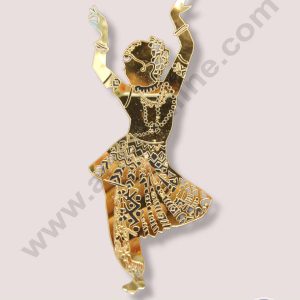 CAKE DECOR™ 5 inch Acrylic Folk Dancer Style 1 Cake Topper Cake Decoration Dessert Decoration (SBMT-3011)